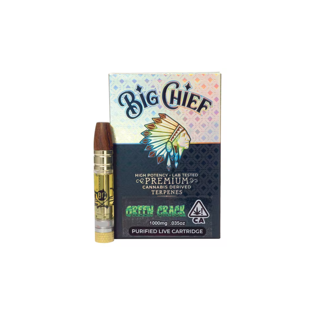 Big Chief Original Vape Carts are highquality, premium THC vape