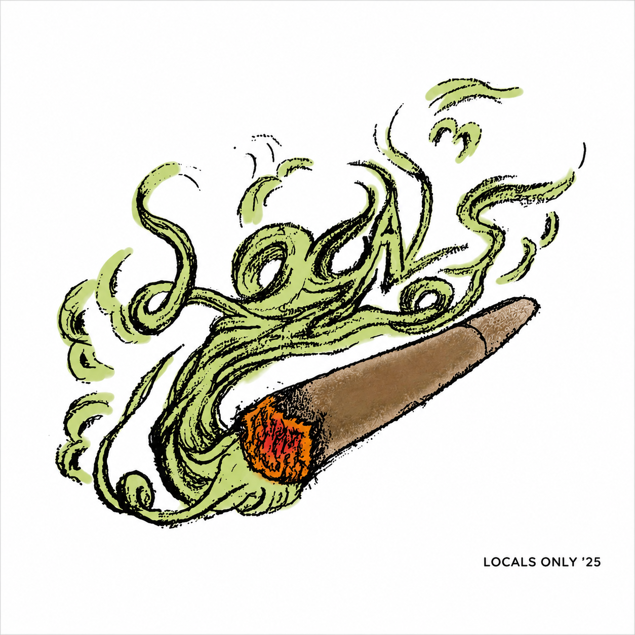 5X5 ART CARD - LOCALS JOINT