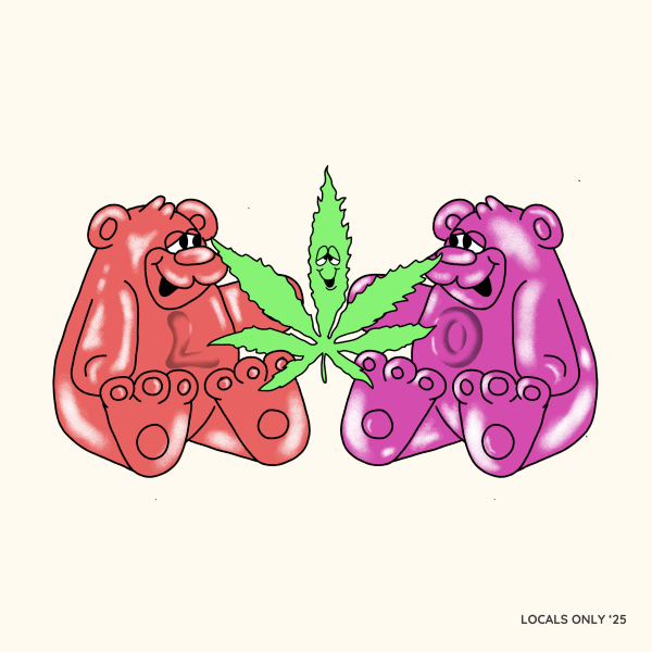 5X5 ART CARD - STONER BEARS
