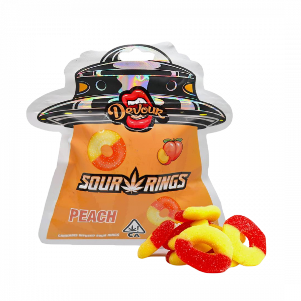 1500mg DEVOUR SOUR RINGS THC GUMMIES - Image 2