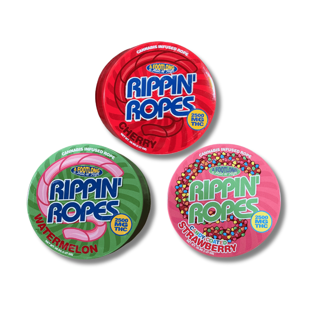 RIPPIN' ROPES LIQUID DIAMOND GUMMY 2500mg
