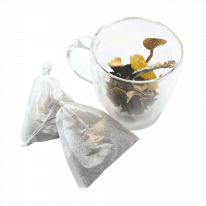 MUSHROOM TEA BAGS, ORANGE HIBISCUS