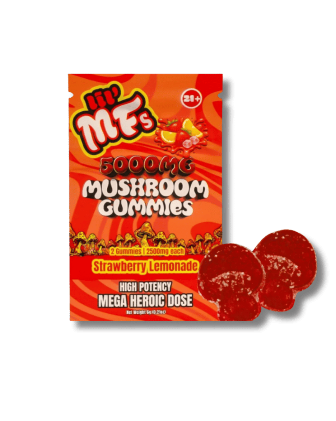 LIL MF 5000MG MUSHROOM GUMMIES (2CT)